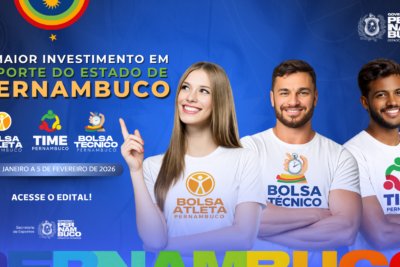 Pernambuco bate recorde e beneficia 1.546 atletas e treinadores com investimento de R$ 16 milhões no esporte