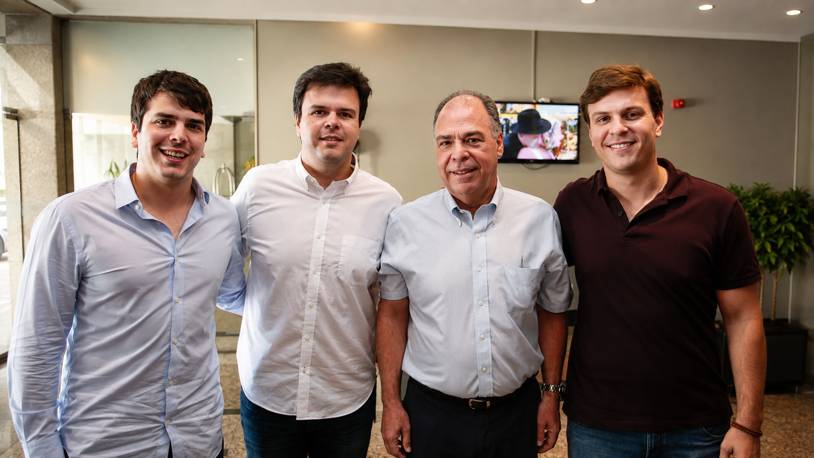 Integrantes do grupo político da família Coelho reunidos