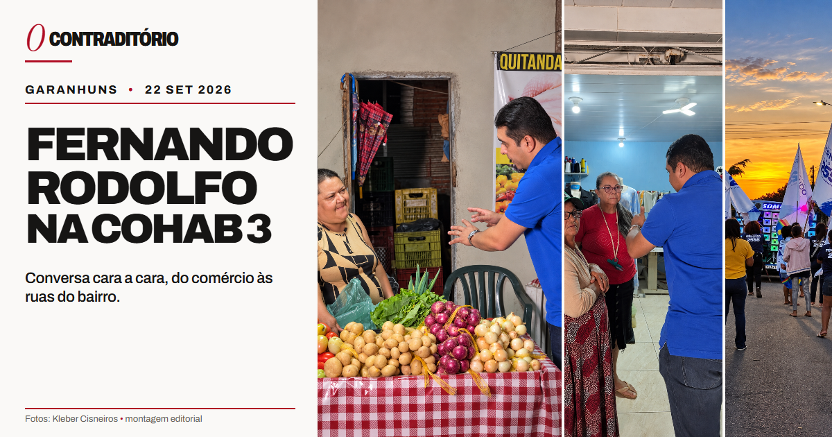 Fernando Rodolfo é bem recebido na Cohab 3 em caminhada até a noite