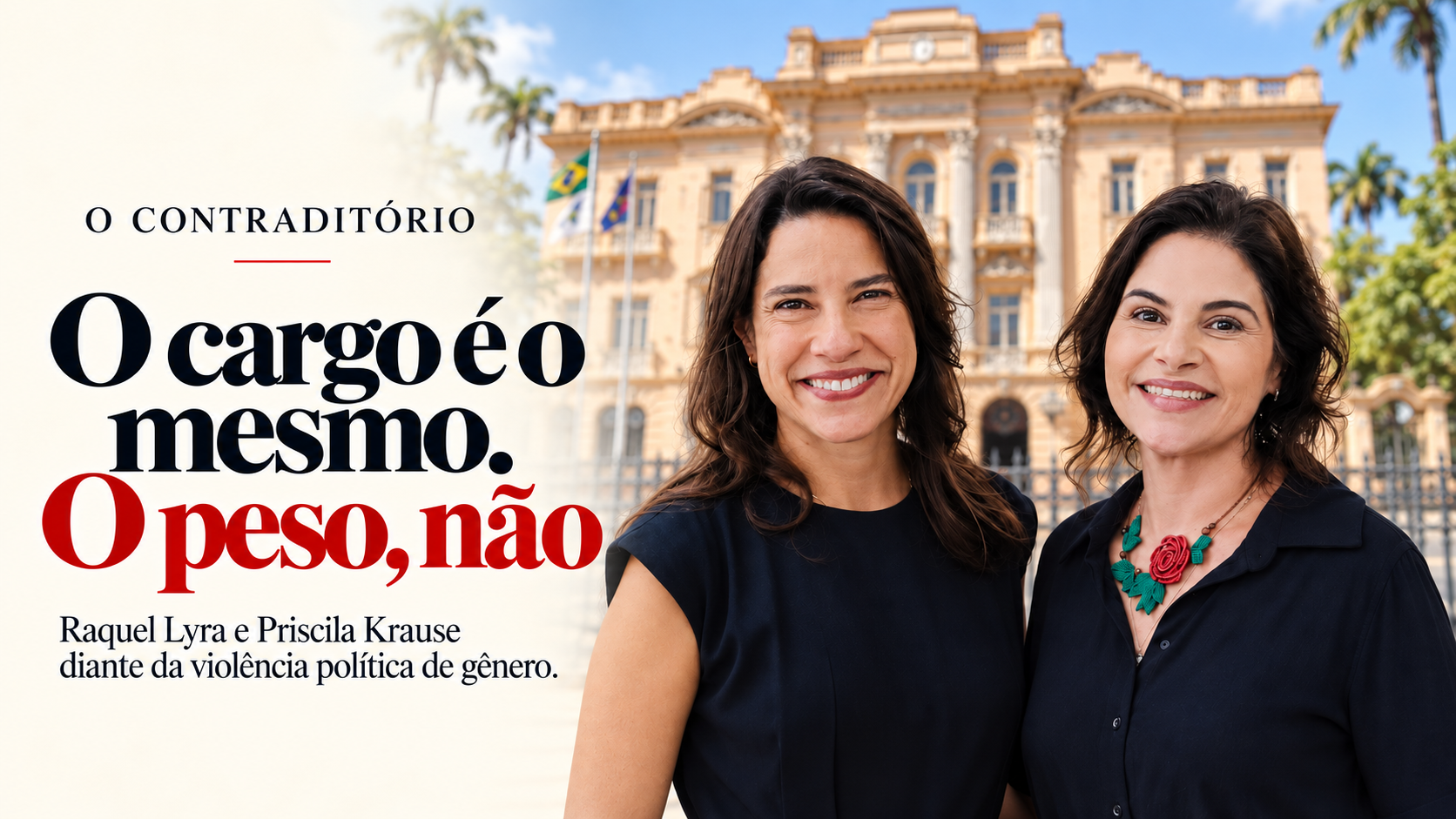 O cargo é o mesmo. O peso, não