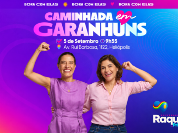 Raquel Lyra e Priscila Krause fazem caminhada neste sábado em Garanhuns