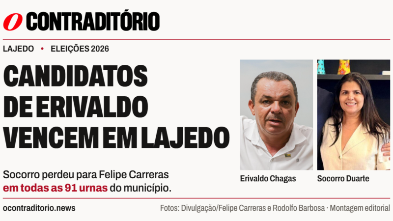 A vitória dos candidatos de Erivaldo Chagas e o tamanho da derrota de Socorro Duarte em Lajedo